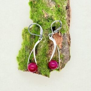 Náušnice s Achátem barva