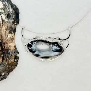 Náhrdelník s Peříčkovým achátem